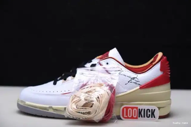Rep Husky SP Jordan Red Off-White Low White Retro DJ4375-106 2 0604